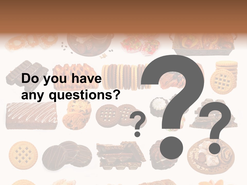 Baked Bread Donuts PowerPoint Template