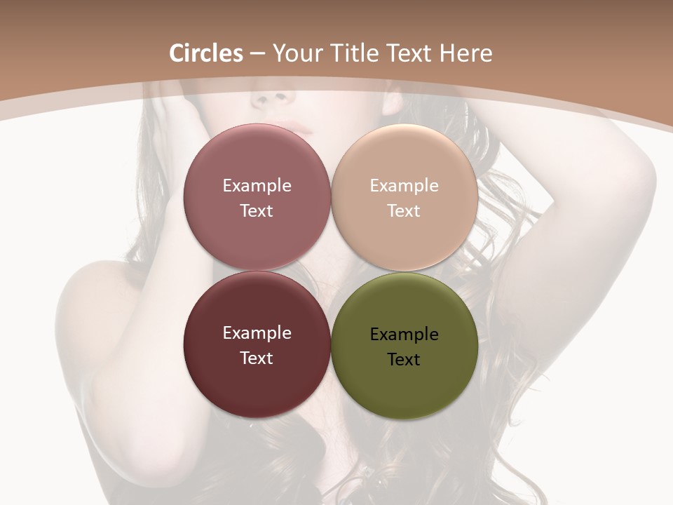 Beautiful Teenage Girls PowerPoint Template