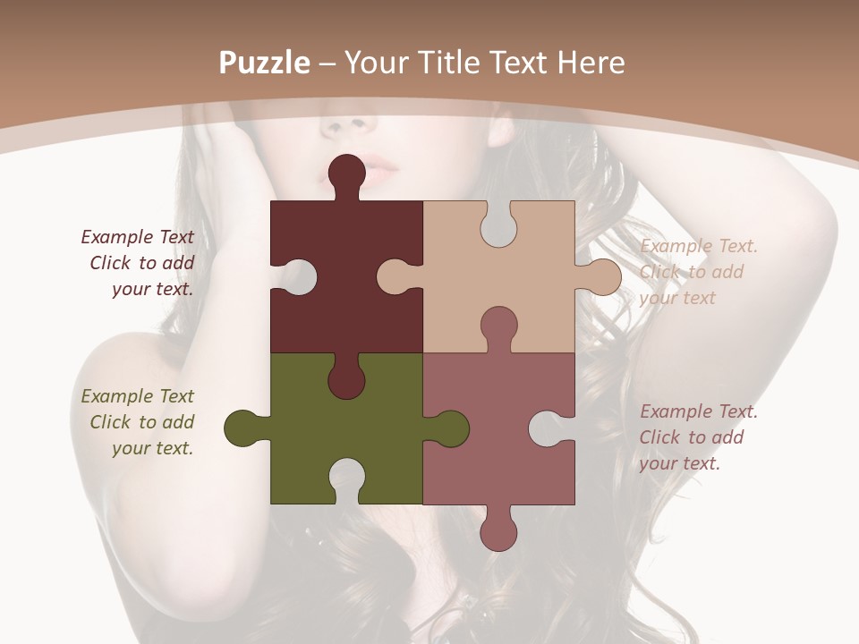 Beautiful Teenage Girls PowerPoint Template