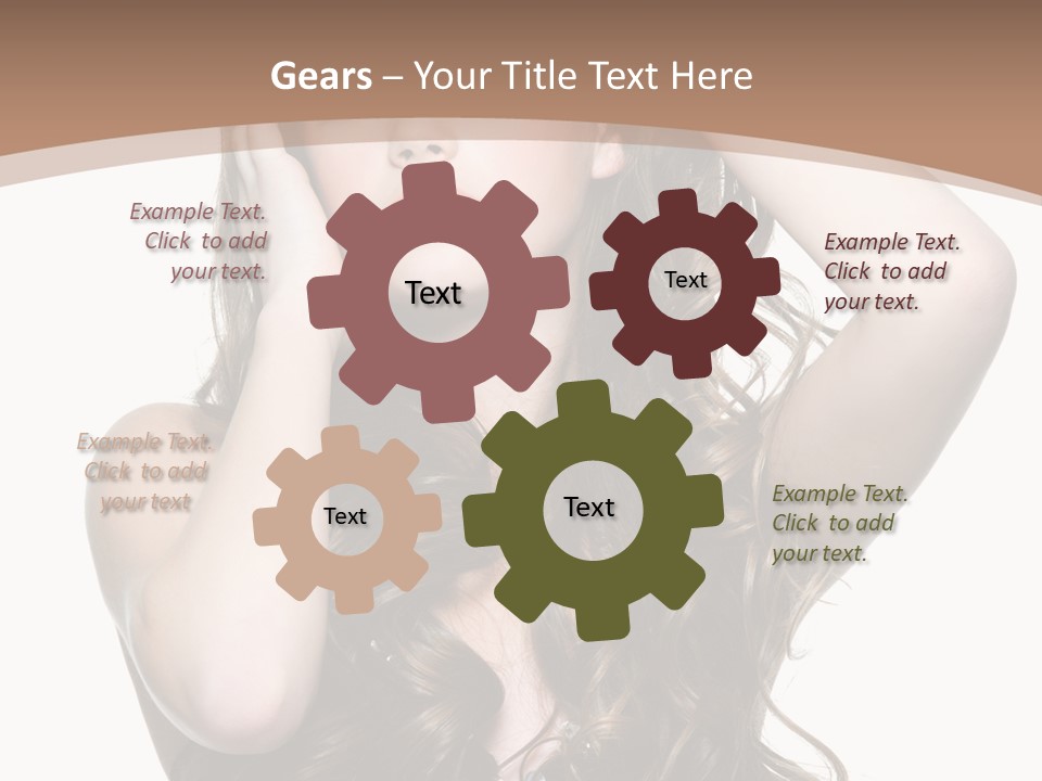 Beautiful Teenage Girls PowerPoint Template