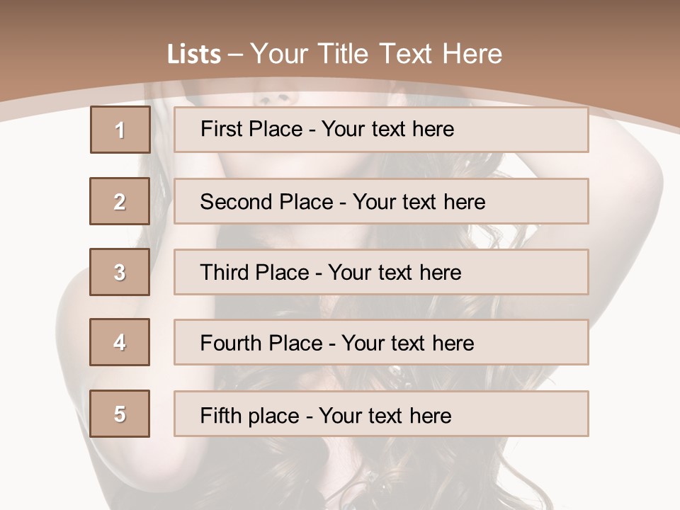 Beautiful Teenage Girls PowerPoint Template