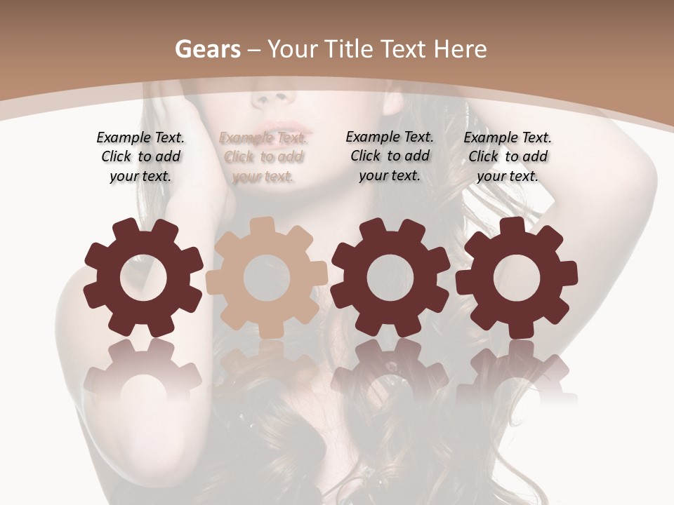 Beautiful Teenage Girls PowerPoint Template