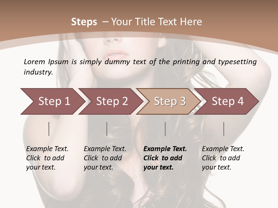 Beautiful Teenage Girls PowerPoint Template