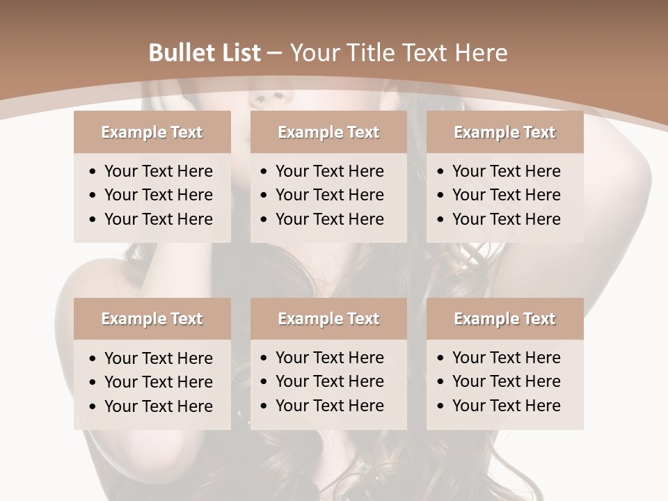 Beautiful Teenage Girls PowerPoint Template