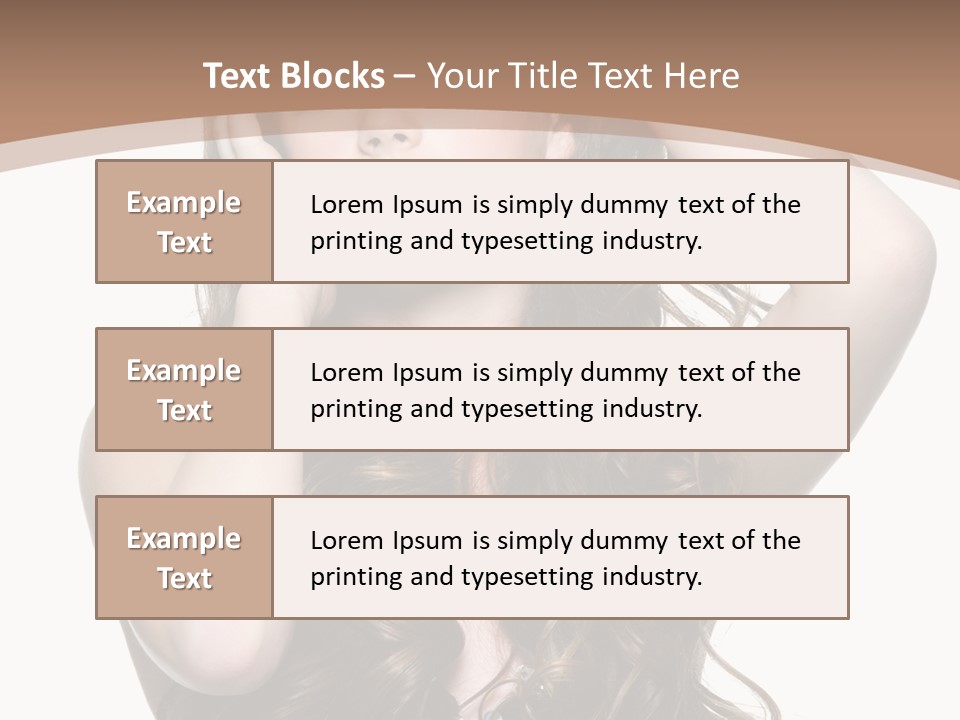 Beautiful Teenage Girls PowerPoint Template