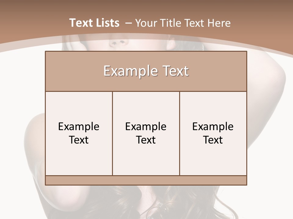 Beautiful Teenage Girls PowerPoint Template