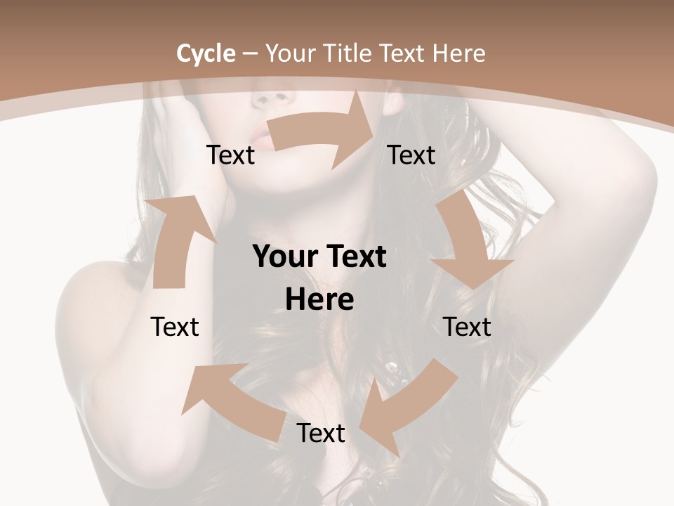 Beautiful Teenage Girls PowerPoint Template