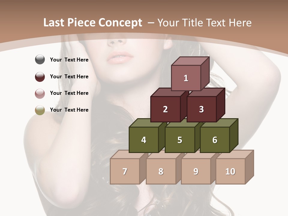 Beautiful Teenage Girls PowerPoint Template