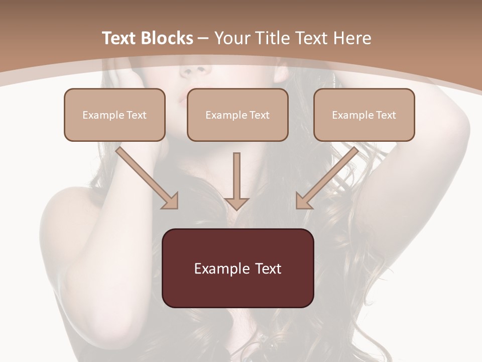 Beautiful Teenage Girls PowerPoint Template