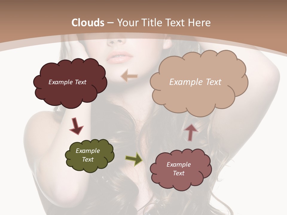 Beautiful Teenage Girls PowerPoint Template