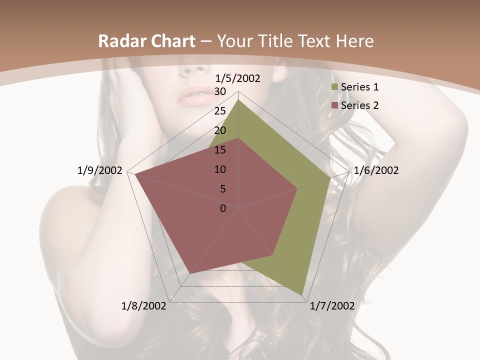 Beautiful Teenage Girls PowerPoint Template