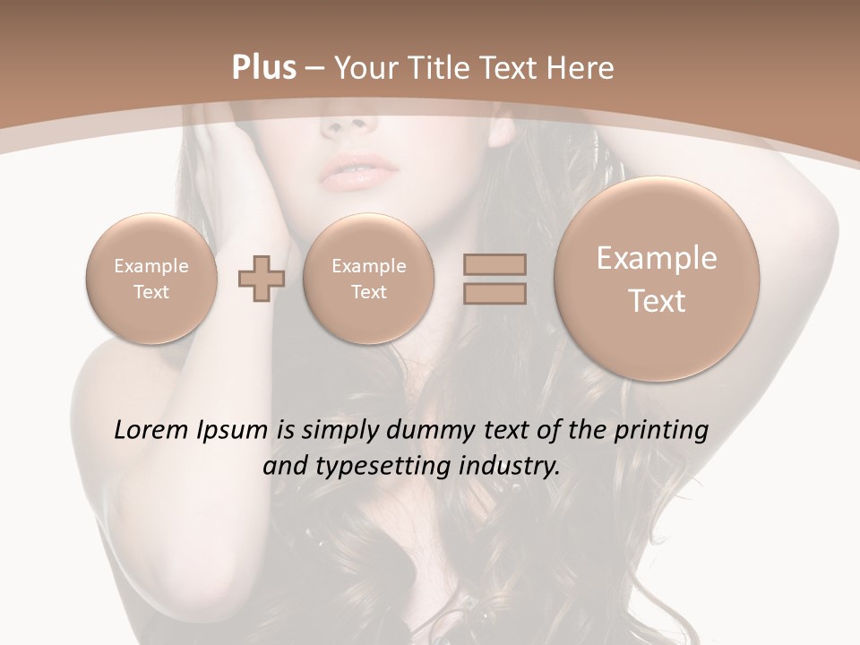 Beautiful Teenage Girls PowerPoint Template