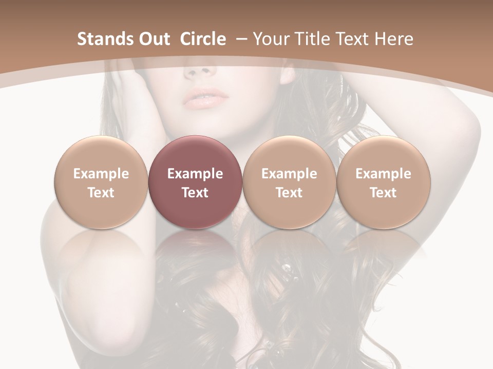 Beautiful Teenage Girls PowerPoint Template