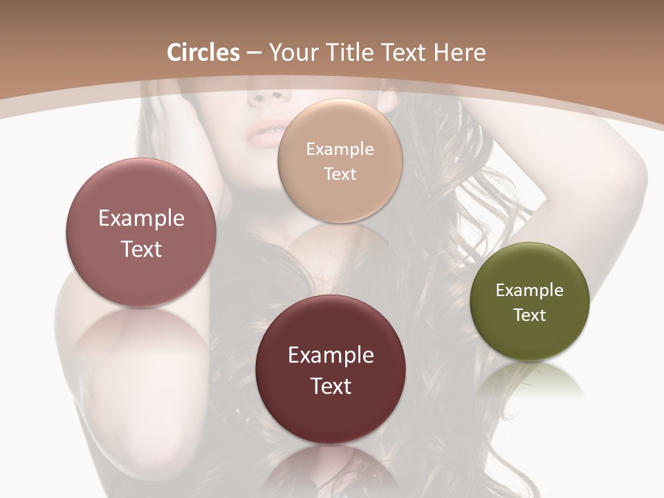 Beautiful Teenage Girls PowerPoint Template