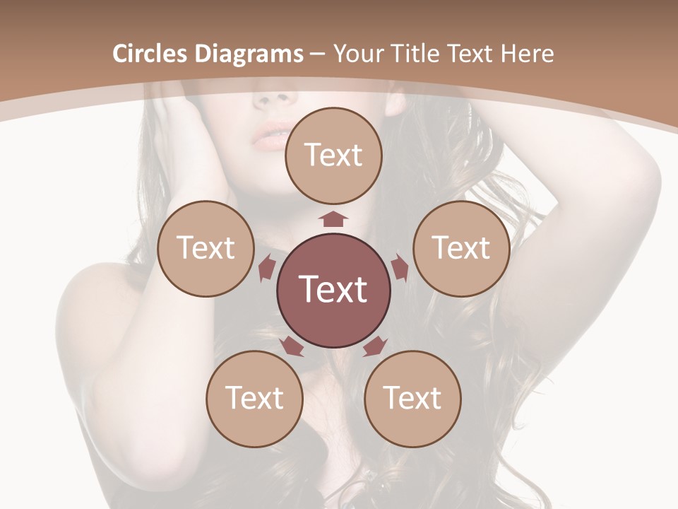 Beautiful Teenage Girls PowerPoint Template