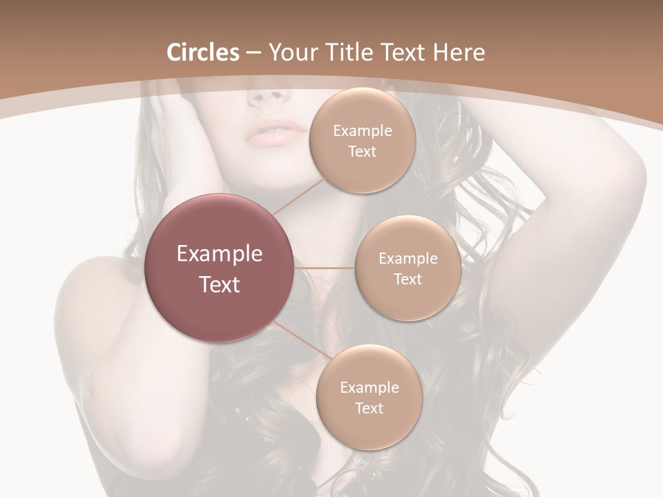 Beautiful Teenage Girls PowerPoint Template