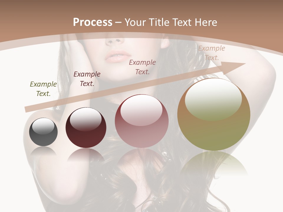 Beautiful Teenage Girls PowerPoint Template
