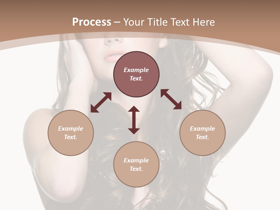 Beautiful Teenage Girls PowerPoint Template