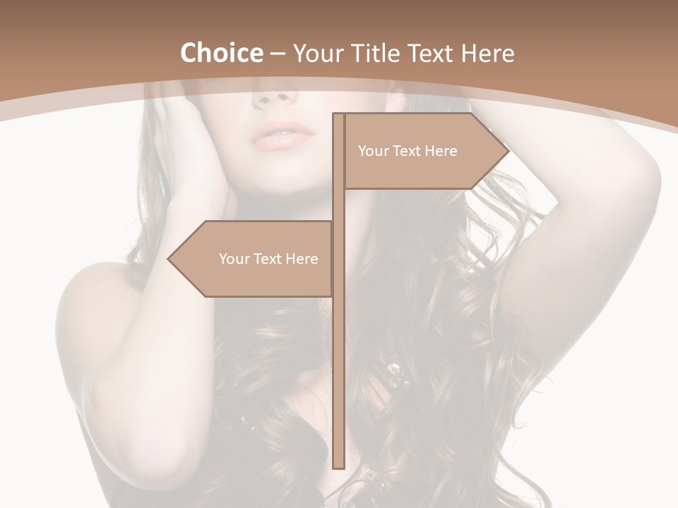 Beautiful Teenage Girls PowerPoint Template