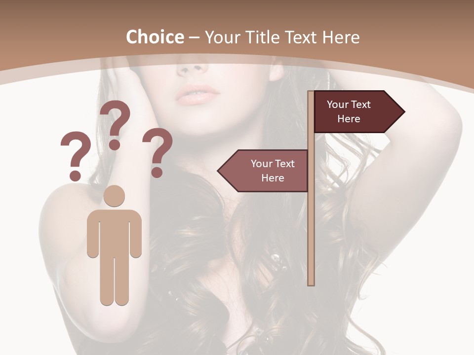 Beautiful Teenage Girls PowerPoint Template