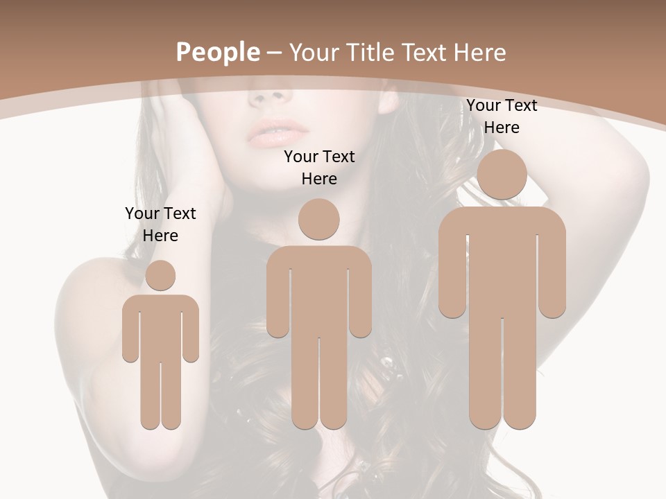 Beautiful Teenage Girls PowerPoint Template