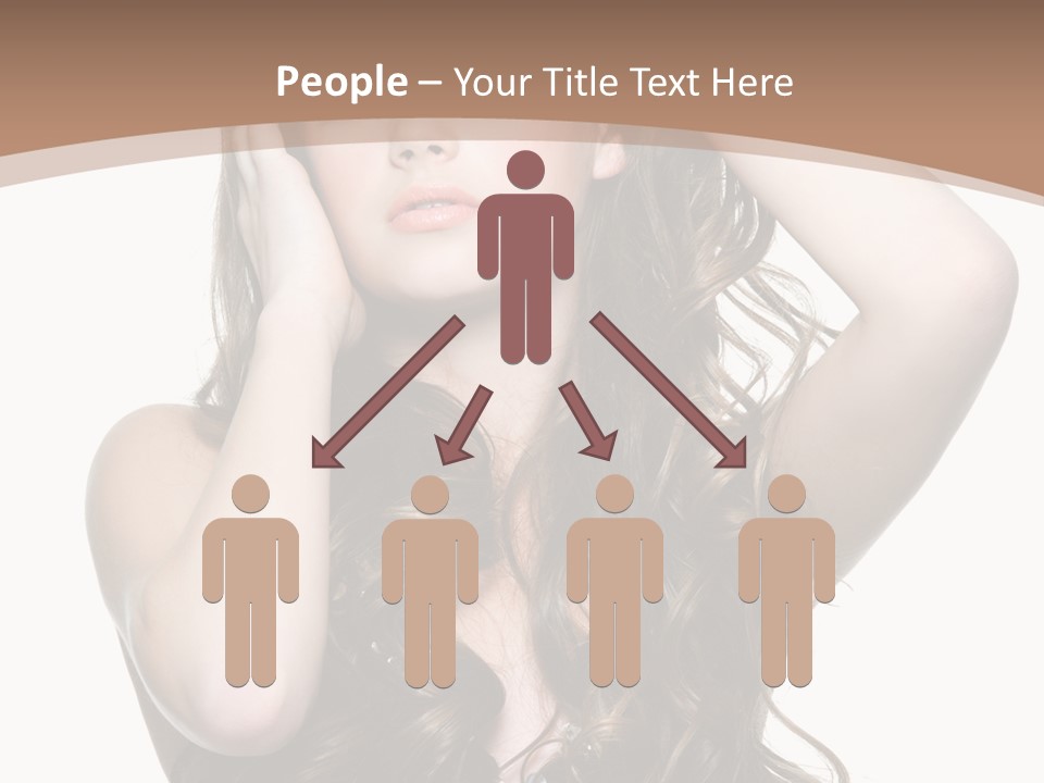 Beautiful Teenage Girls PowerPoint Template