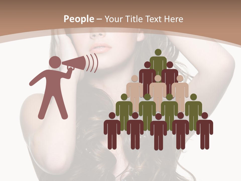 Beautiful Teenage Girls PowerPoint Template