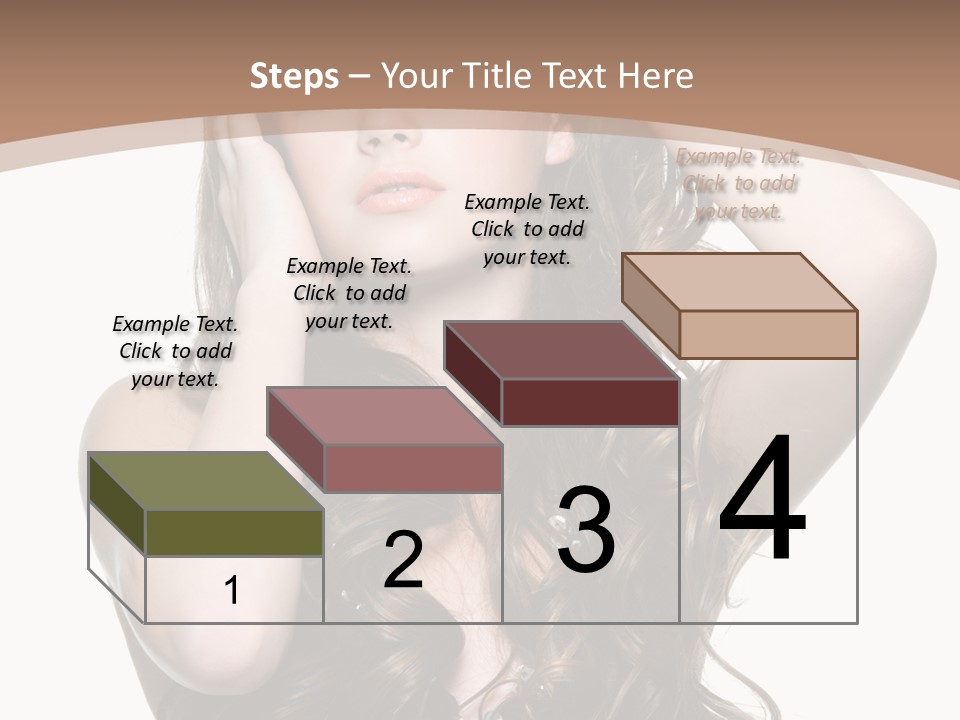 Beautiful Teenage Girls PowerPoint Template