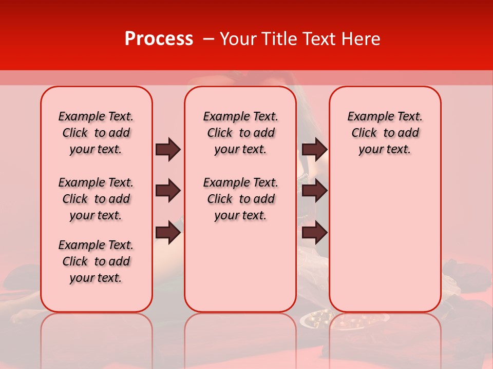 Pillow Caucasian Veil PowerPoint Template