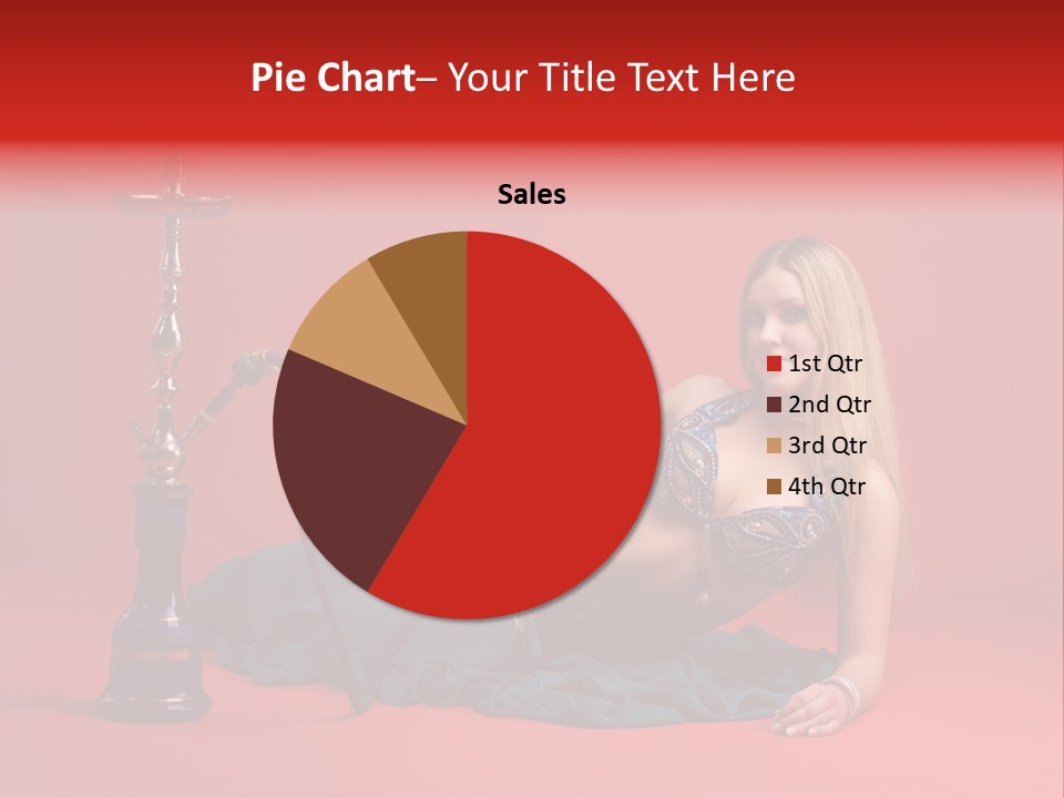 Women Hookah PowerPoint Template