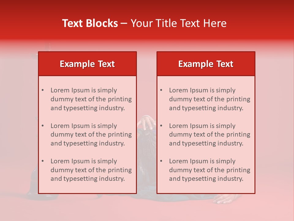 Women Hookah PowerPoint Template