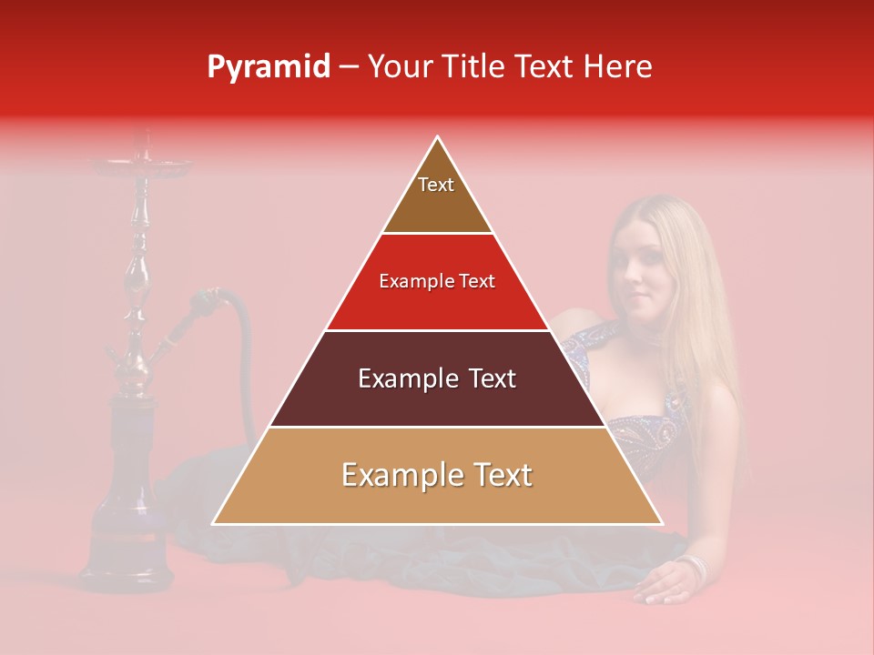 Women Hookah PowerPoint Template