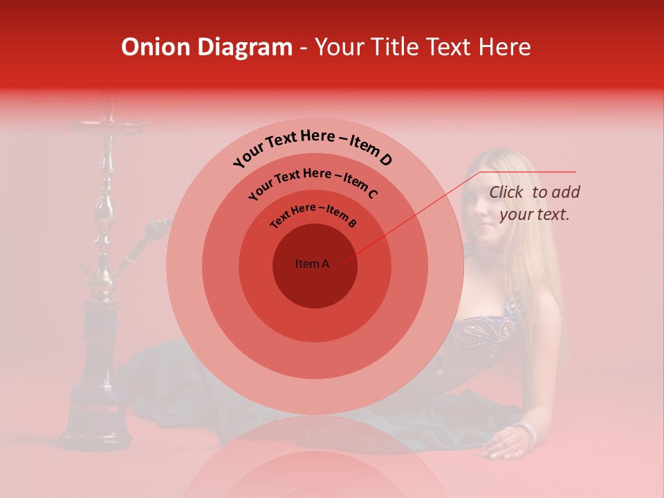 Women Hookah PowerPoint Template