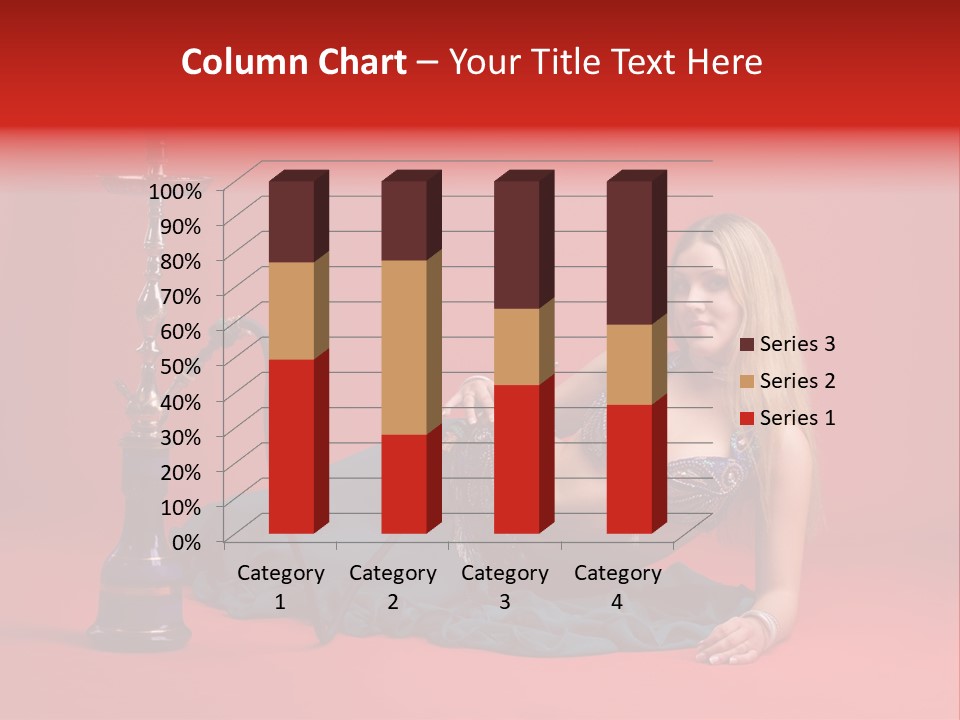 Women Hookah PowerPoint Template