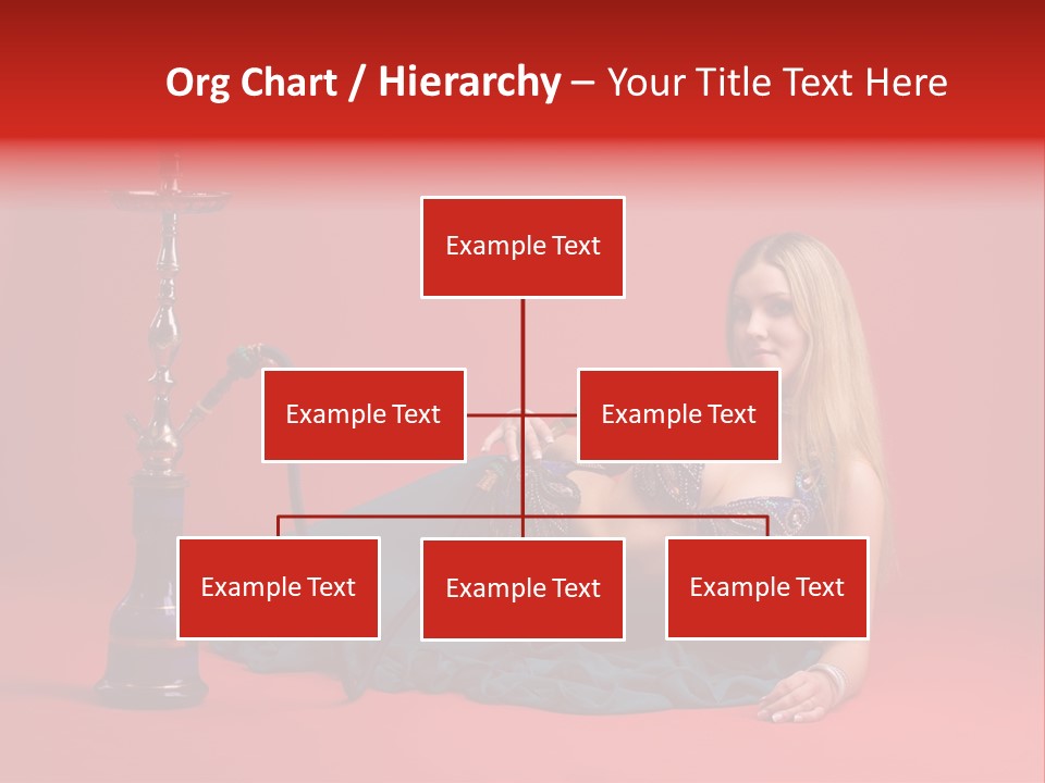 Women Hookah PowerPoint Template