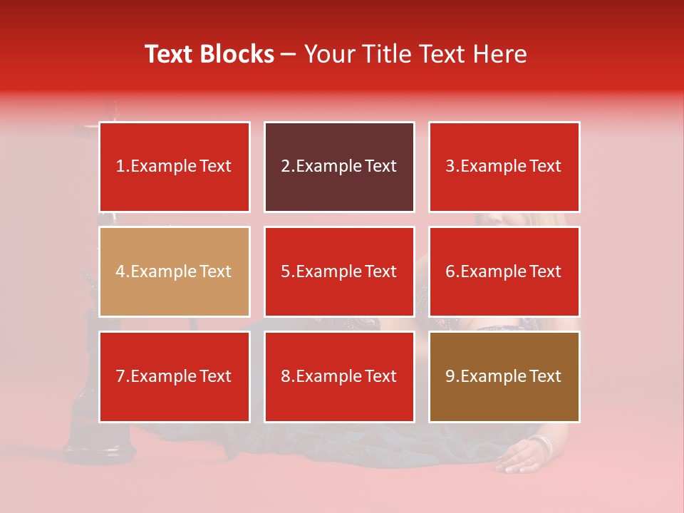 Women Hookah PowerPoint Template