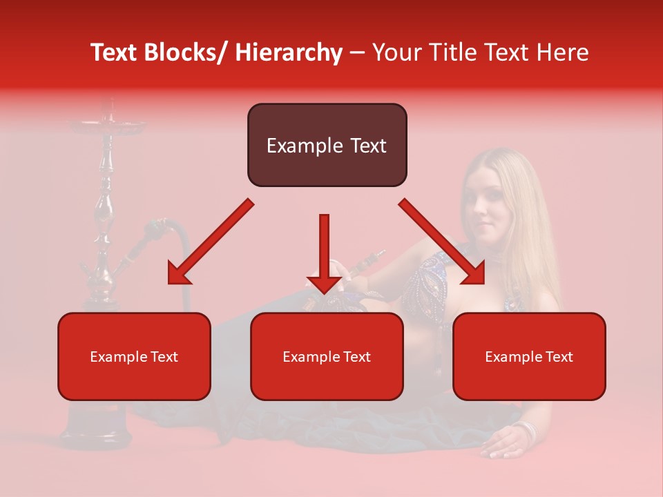 Women Hookah PowerPoint Template