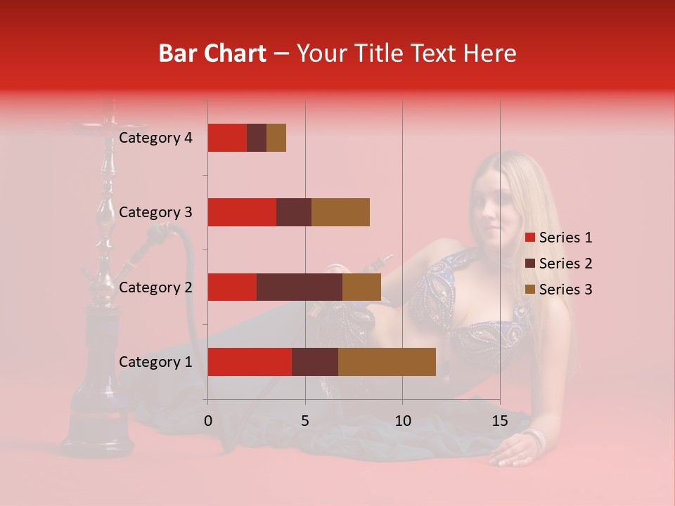 Women Hookah PowerPoint Template