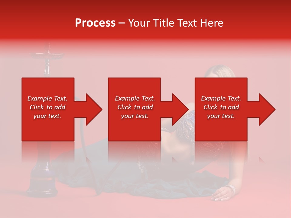 Women Hookah PowerPoint Template