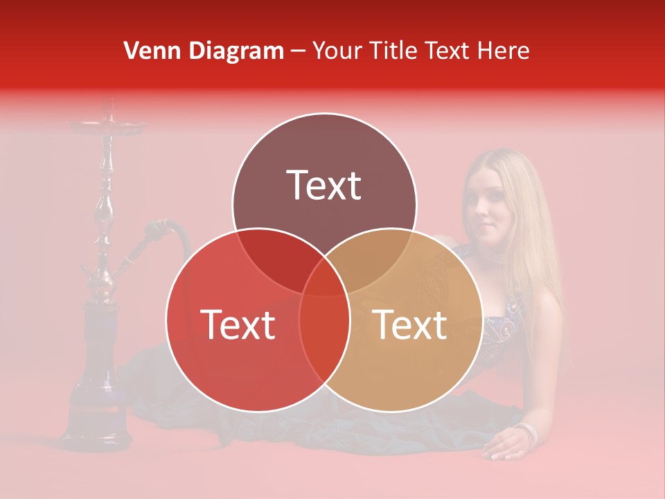 Women Hookah PowerPoint Template