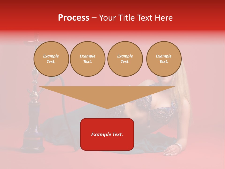 Women Hookah PowerPoint Template