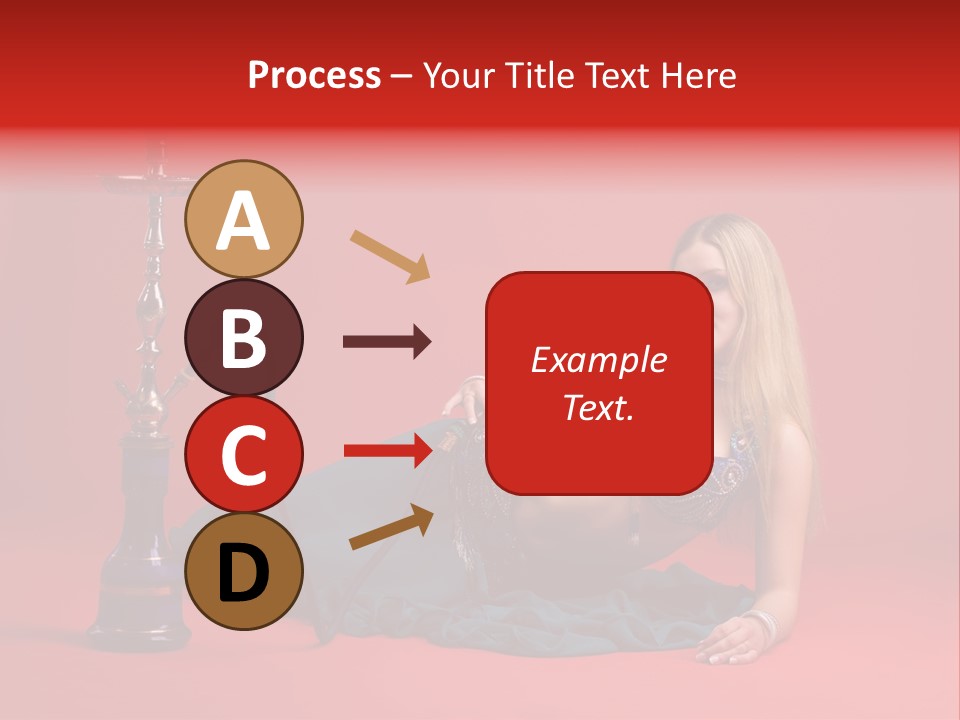 Women Hookah PowerPoint Template
