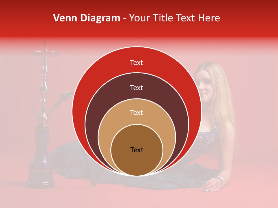 Women Hookah PowerPoint Template