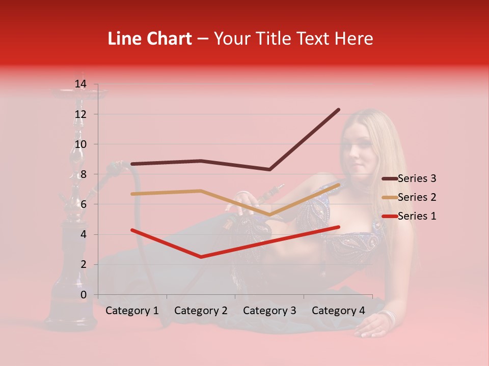 Women Hookah PowerPoint Template
