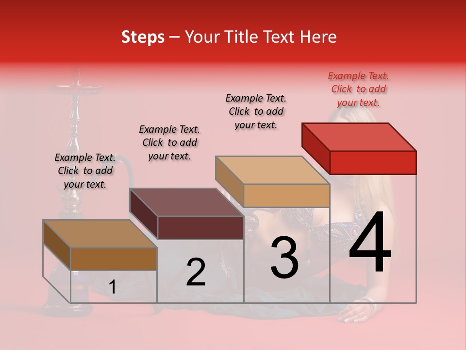 Women Hookah PowerPoint Template