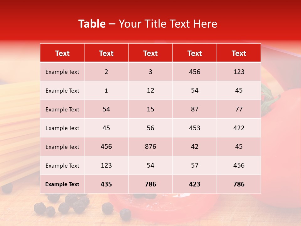 Spaghetti PowerPoint Template