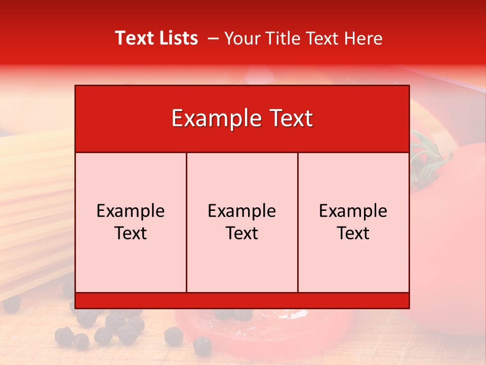 Spaghetti PowerPoint Template