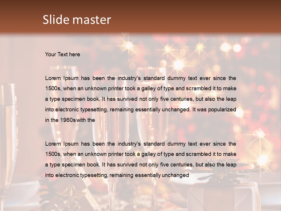 Christmas Dinner PowerPoint Template