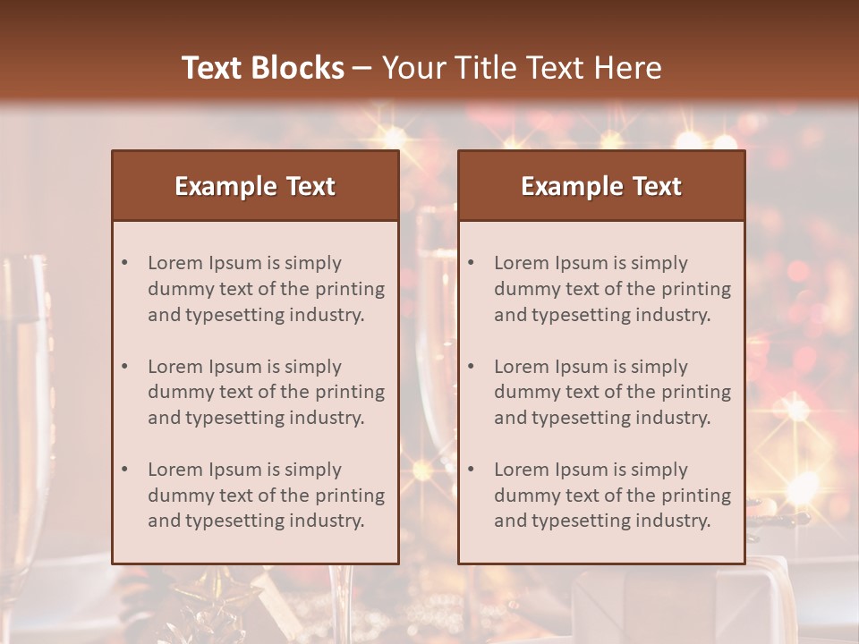 Christmas Dinner PowerPoint Template
