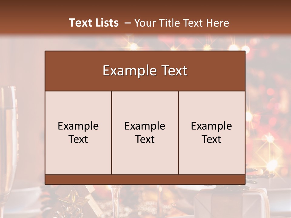 Christmas Dinner PowerPoint Template
